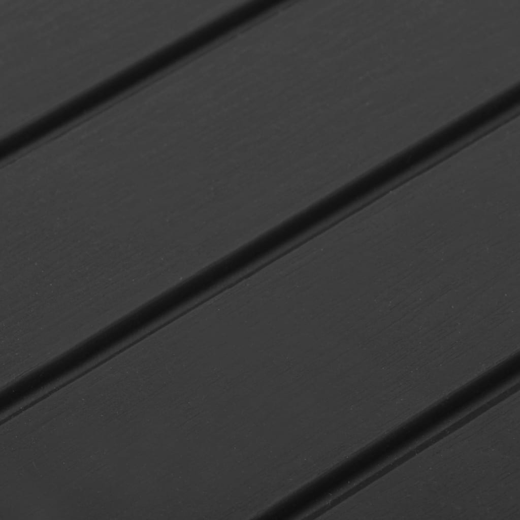 Gartentisch Grau 53x53x40 cm Kunststoff